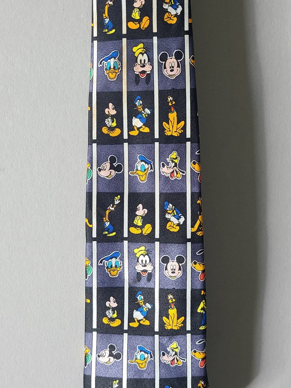 Disney Black Tie with Multi-Character Print